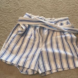 Boden paper bag shorts